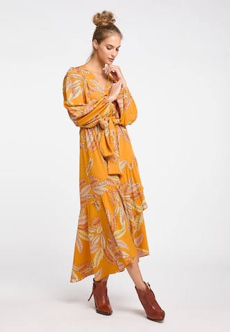 IZIA Obleka 'Hoona' | oranžna barva