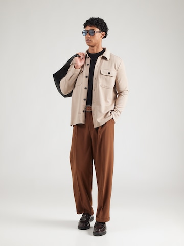 INDICODE JEANS Välikausitakki 'Nello' värissä beige