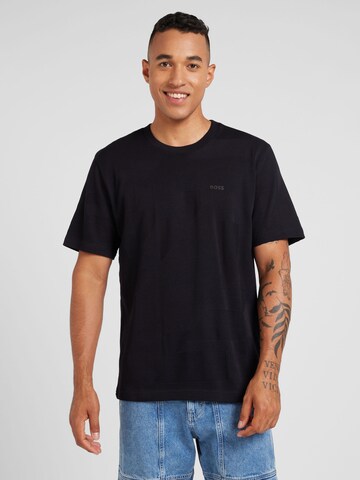 BOSS T-Shirt 'Jagged 3' in Schwarz: Vorderseite