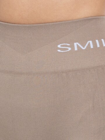 Smilodox Skinny Sportbroek 'Azura' in Bruin