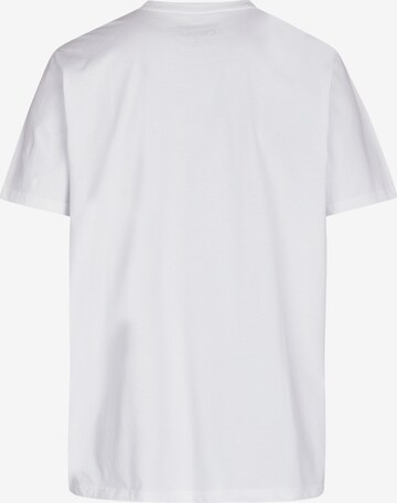 Maglietta 'Smile Gull' di Cleptomanicx in bianco