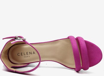 Celena Sandały z rzemykami 'Chelsie' w kolorze fioletowy