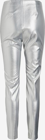 VILA Regular Pants 'DISCO' in Silver