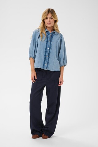 SAINT TROPEZ Blouse 'OthildeSZ' in Blauw