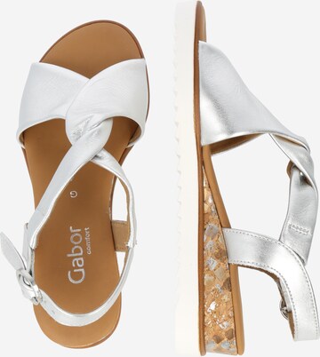 GABOR Sandals in Silver