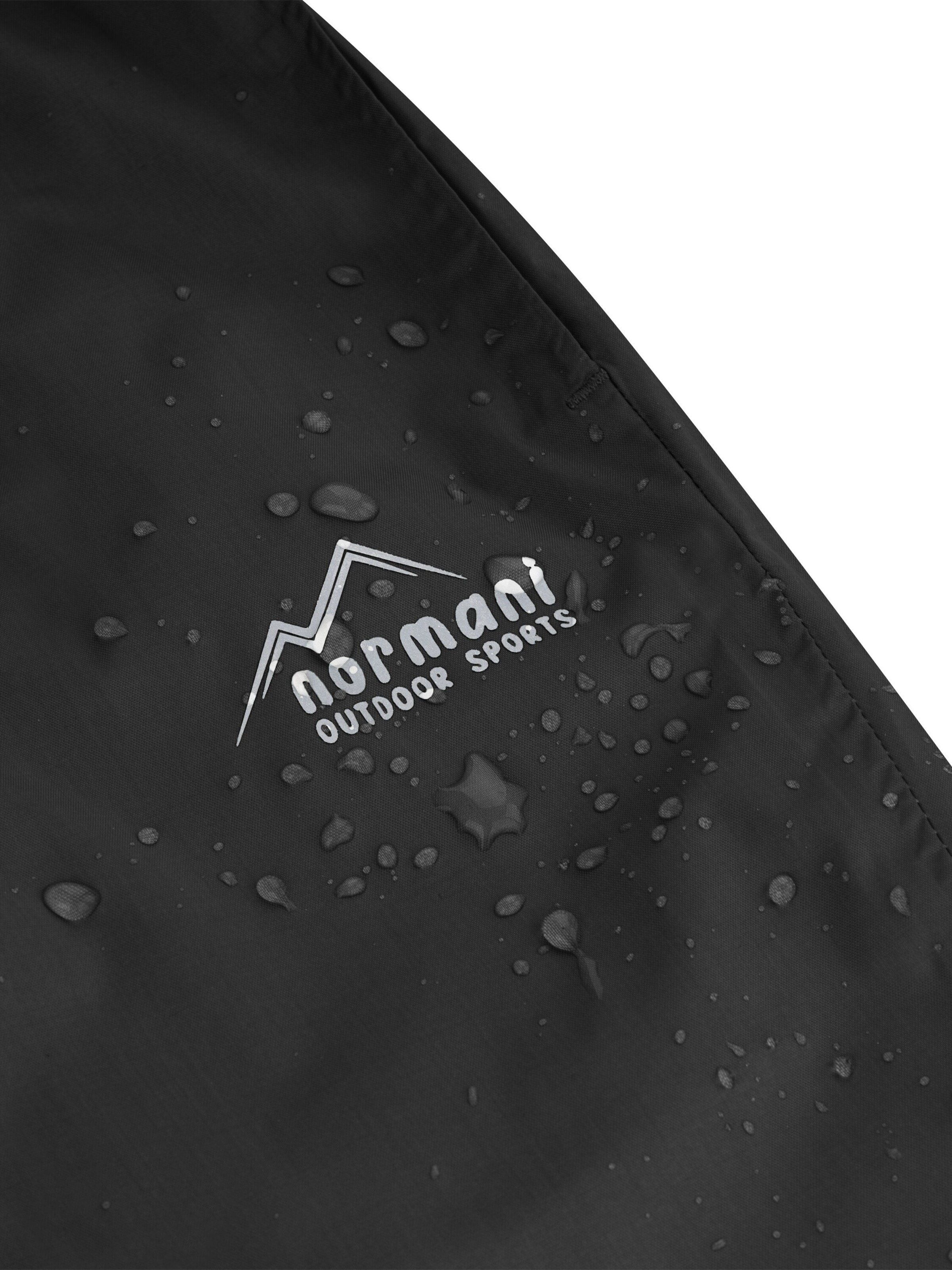 Regular Pantalon d'extérieur 'Thurlow' normani en noir