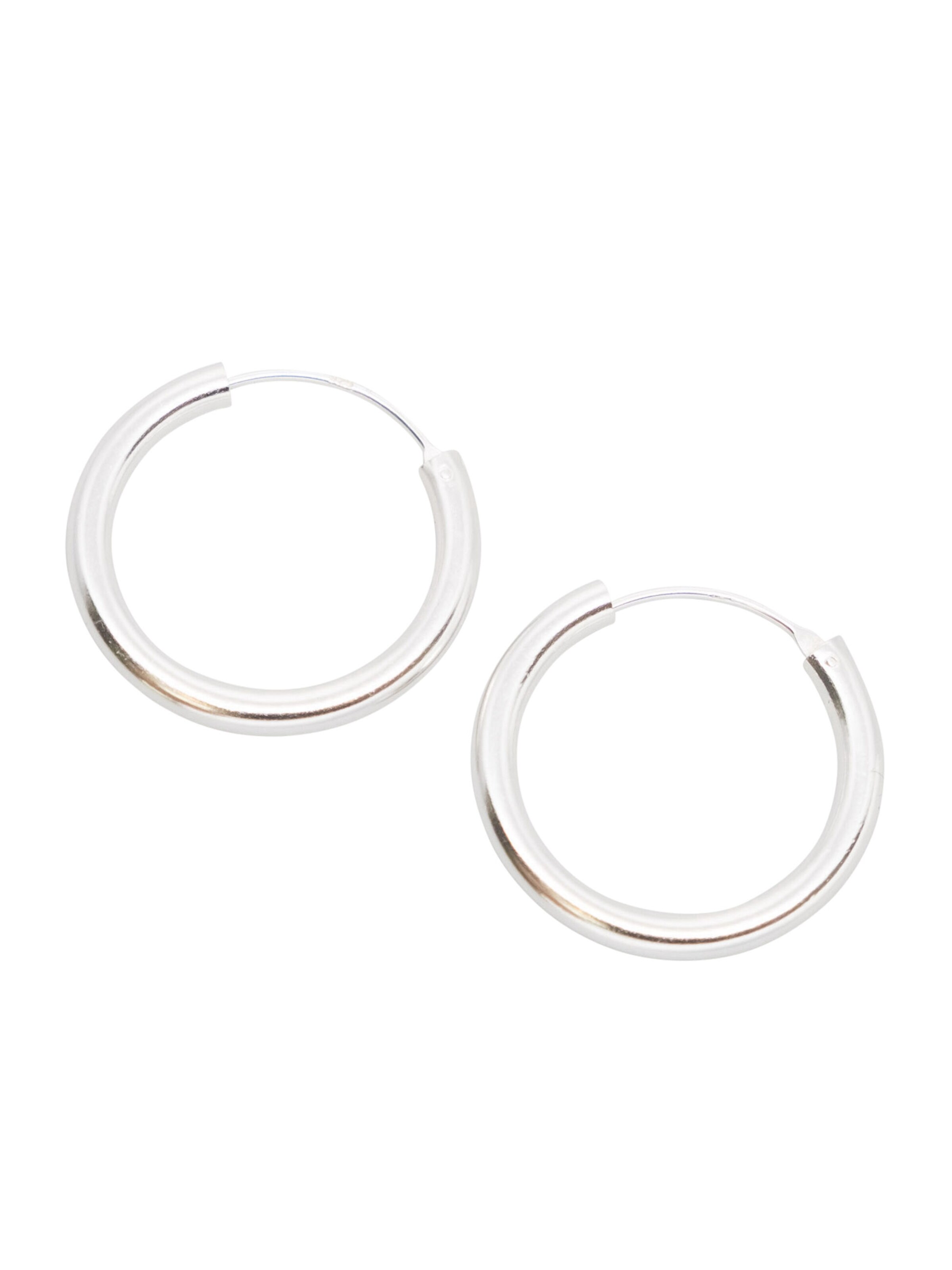 fejn Creolen in Silber: Vorderseite