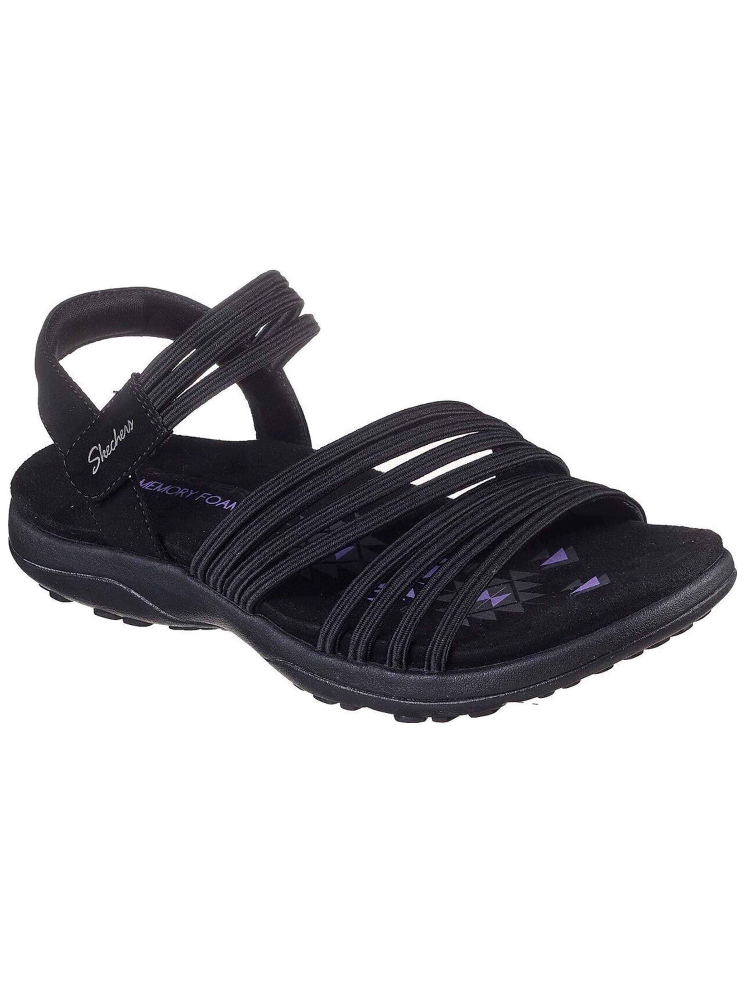 SKECHERS Sandaal in Zwart: voorkant