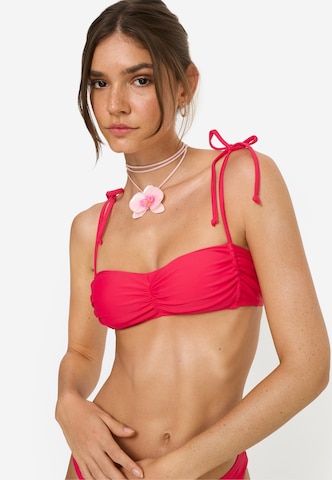 Balconcino Top per bikini di LSCN by LASCANA in rosso: frontale