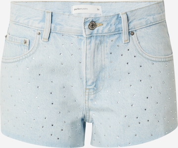 Gina Tricot Regular Jeans 'Sparkle' in Blue: front