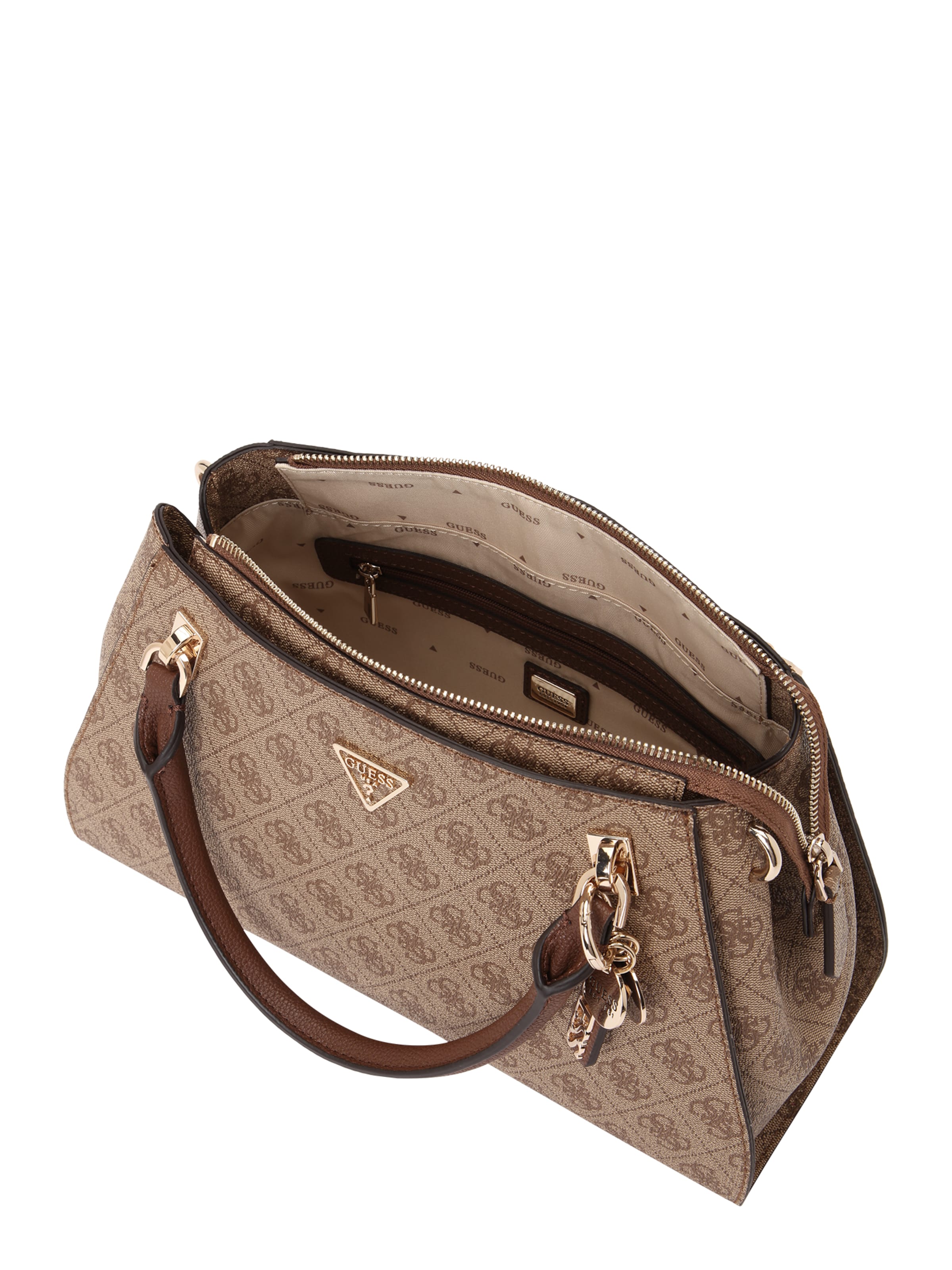Poșete 'NOELLE II LUXURY SATCHEL' de la GUESS pe maro