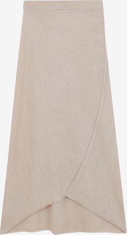 Scalpers Skirt in Beige: front