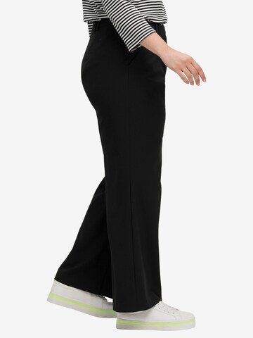SHEEGO Loose fit Pleat-Front Pants in Black