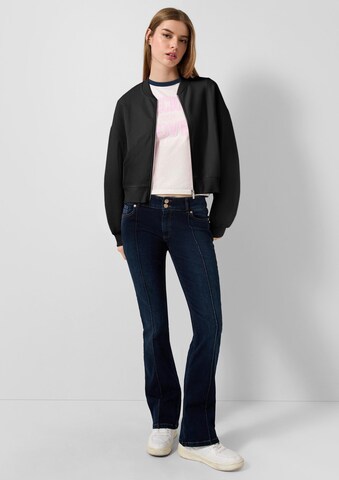 QS Zip-Up Hoodie in Black