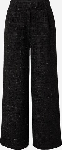 Wide leg Pantaloni con pieghe 'Sabri' di Soft Rebels in nero: frontale