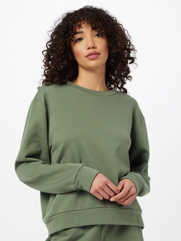modström Sweatshirt 'Holly' i grön: framsida