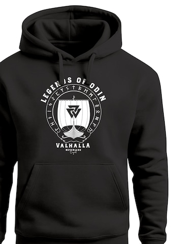 Neverless Sweatshirt 'Legends of Odin' in Black