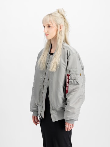 ALPHA INDUSTRIES Vinterjakke 'MA-1 Heritage' i sølv