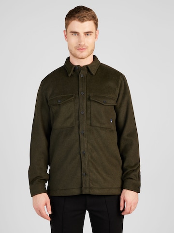 Kronstadt - Ajuste regular Camisa 'Kurtis' en verde: frente