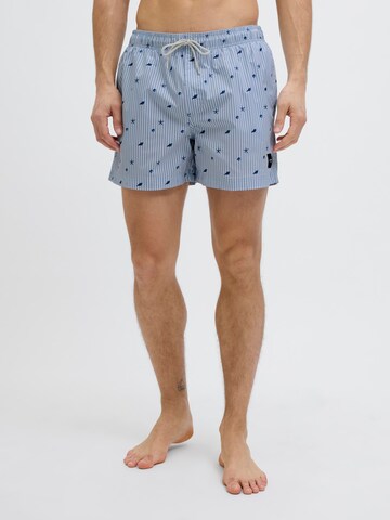 JACK & JONES Badeshorts 'JPSTMaui' in Blau: Vorderseite