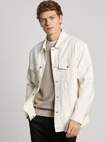 Pepe Jeans Tussenjas in Beige: voorkant