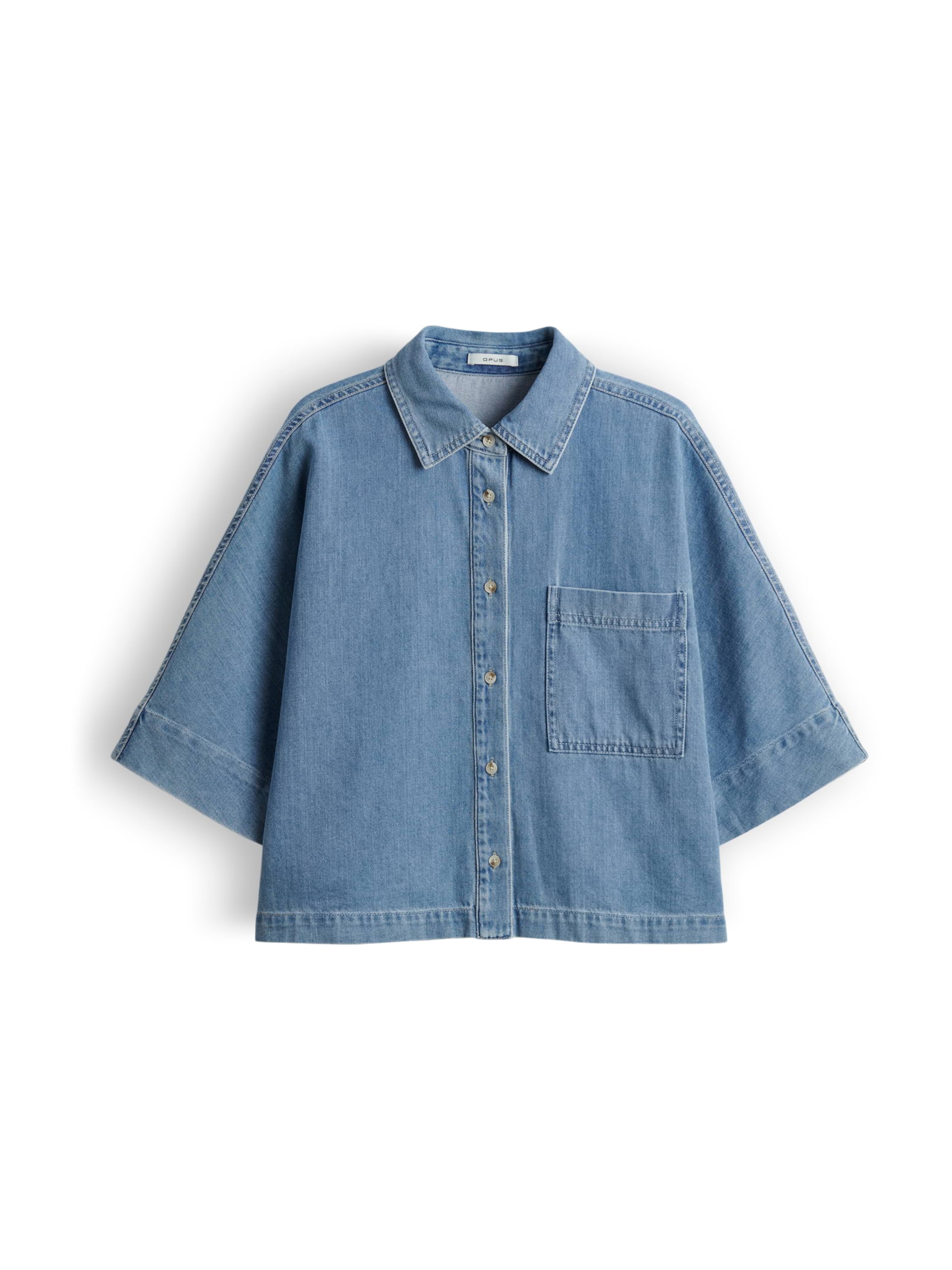 OPUS - Blusa 'Fyndra' en azul: frente