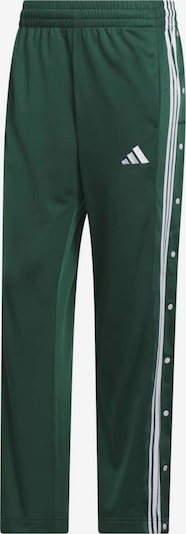 XS dydžio Sportinės kelnės iš ADIDAS SPORTSWEAR, spalva – tamsiai žalia / balta, Prekių apžvalga
