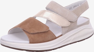 SOLIDUS Sandals in Brown: front