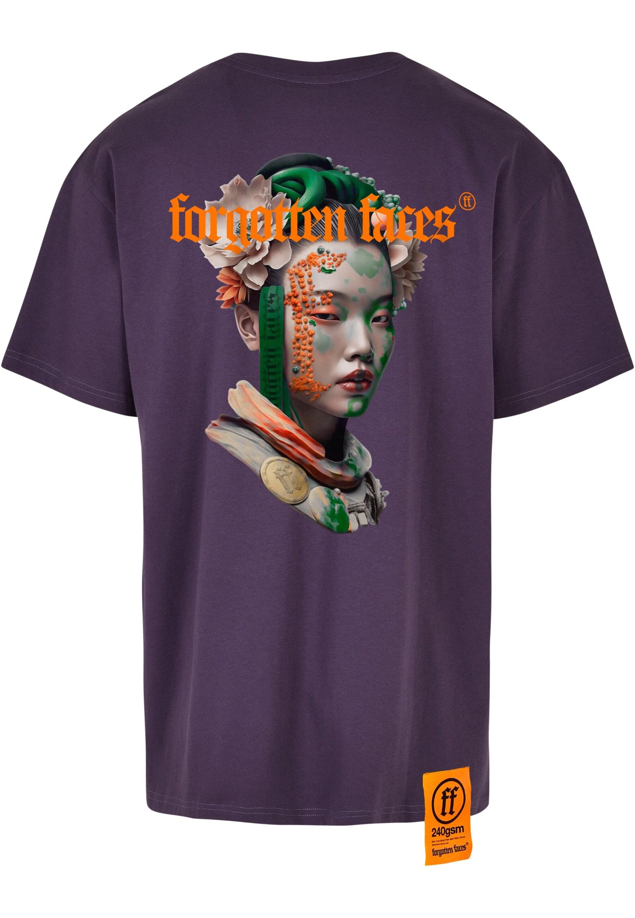 T-Shirt Forgotten Faces en violet