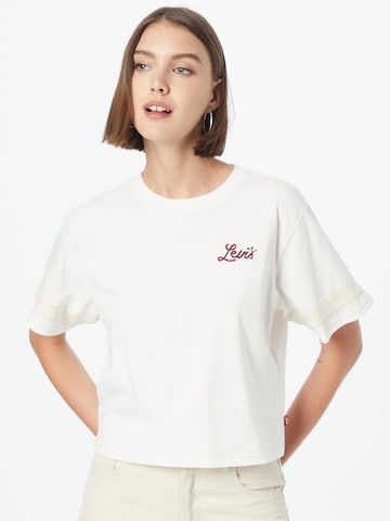 LEVI'S ® Shirt 'Graphic Football Tee' in White: front