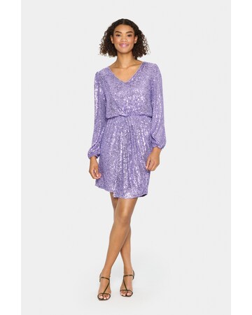 SAINT TROPEZ Jurk 'Xenira' in Lila
