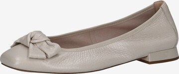 CAPRICE Ballet Flats in Grey: front