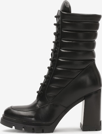 Kazar Lace-up bootie in Black: front