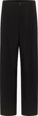 Carlo Colucci Trousers 'Fasolt' in Black: front