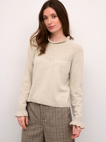 Chemisier 'Rinni' Cream en beige : devant