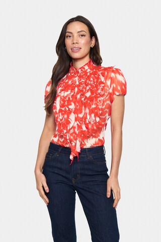 SAINT TROPEZ Blouse 'LiljaSZ' in Red: front