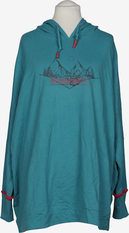 Ulla Popken Kapuzenpullover 9XL in Blau: Vorderseite