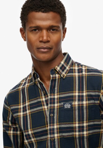 Coupe regular Chemise Superdry en bleu