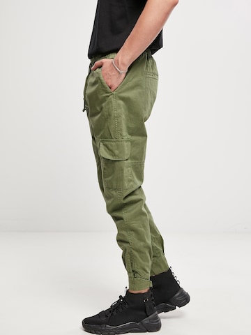 Urban Classics Tapered Cargo nadrágok - zöld