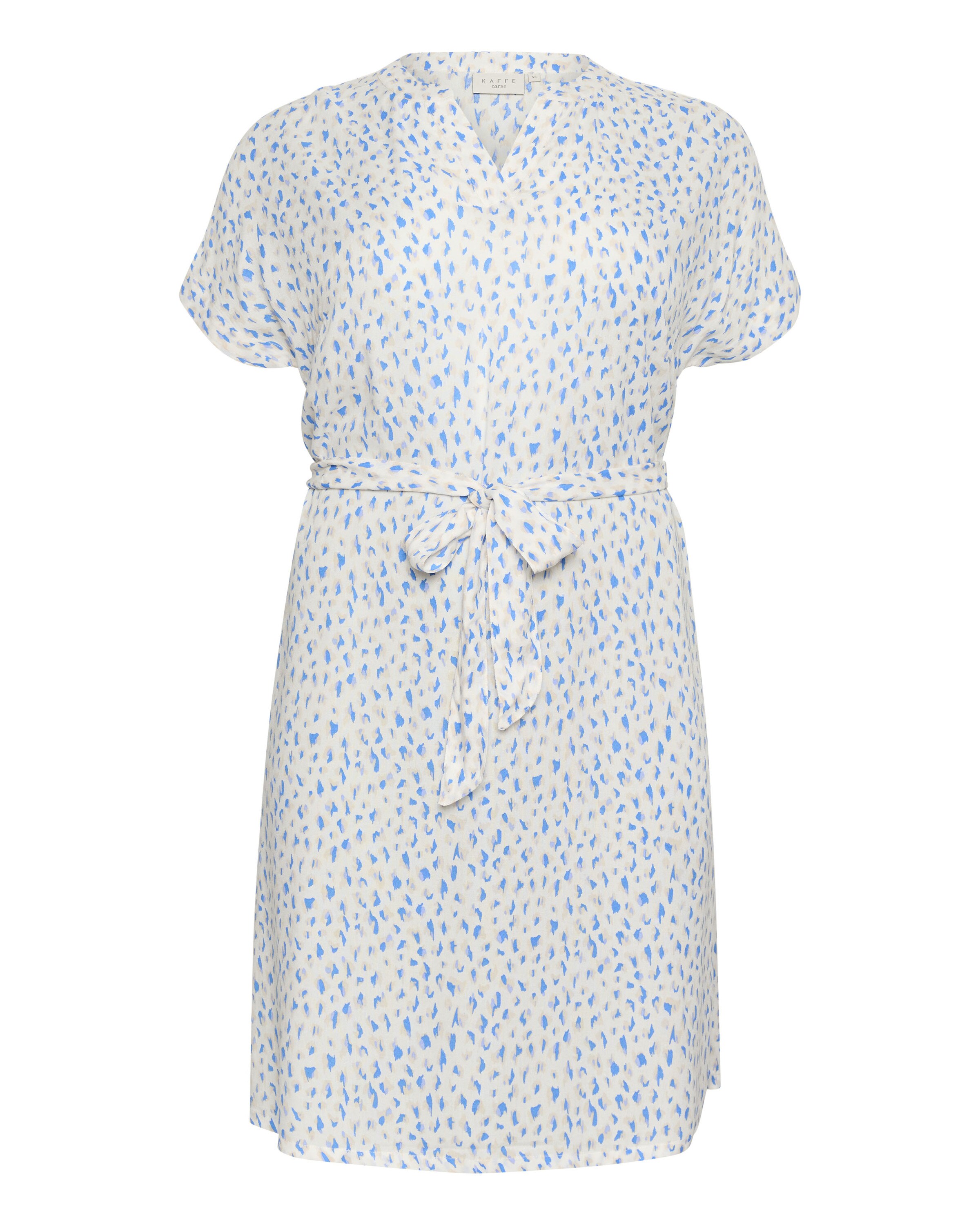 KAFFE CURVE Kjole 'Ane' i blå: forside