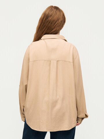 ONLY Carmakoma Blouse 'CARGOA' in Beige