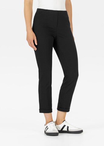 STEHMANN Regular Hose in Schwarz: Vorderseite