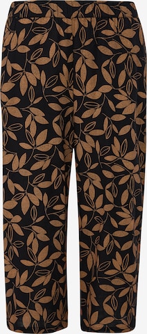 TRIANGLE Szeroka nogawka Spodnie w kolorze brązowy: przód