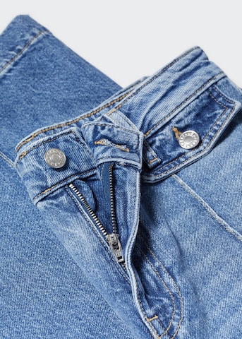MANGO Zvonové kalhoty Džíny 'Iera' – modrá