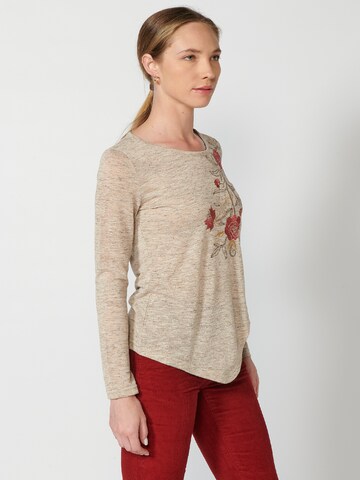 Maglietta di KOROSHI in beige