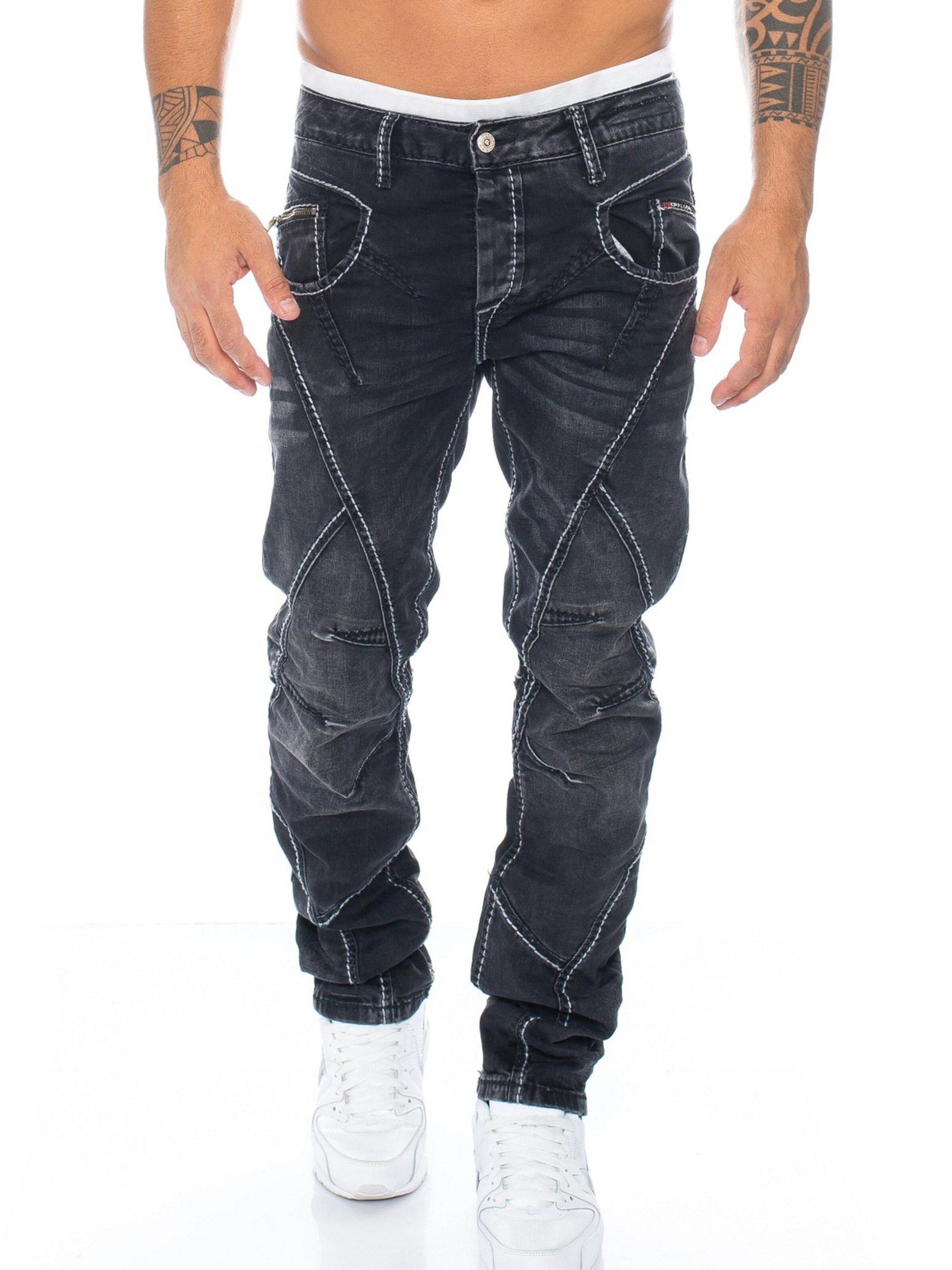 CIPO & BAXX Regular Jeans 'BJ288' in Black: front