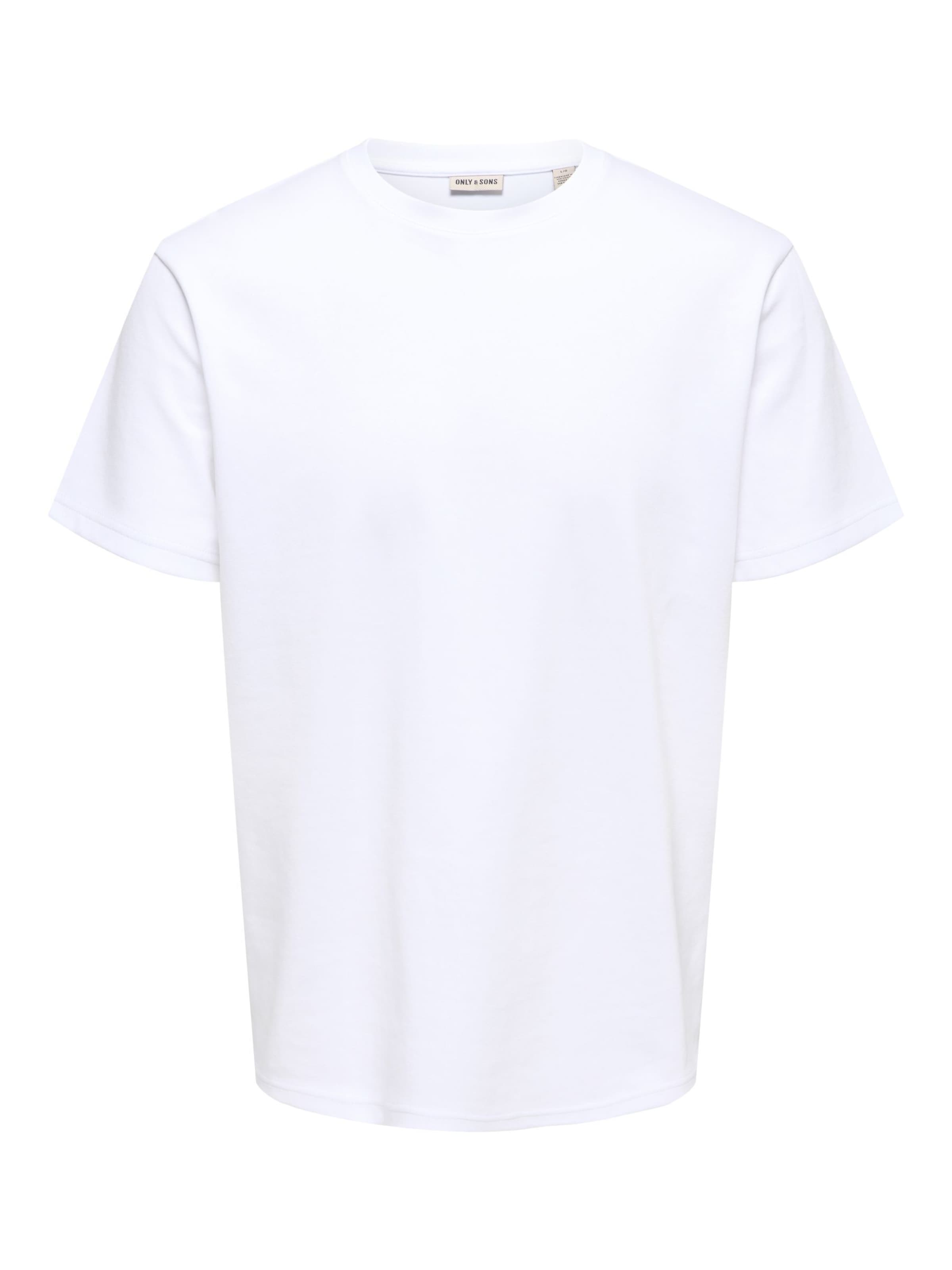 Only & Sons T-Shirt 'ONSCASPIAN' in Weiß: Vorderseite