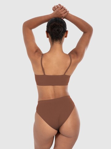 Smilodox Bralette Bra ' Nysa ' in Brown