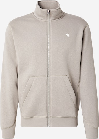 G-STAR Суичъри с качулка в сиво: отпред