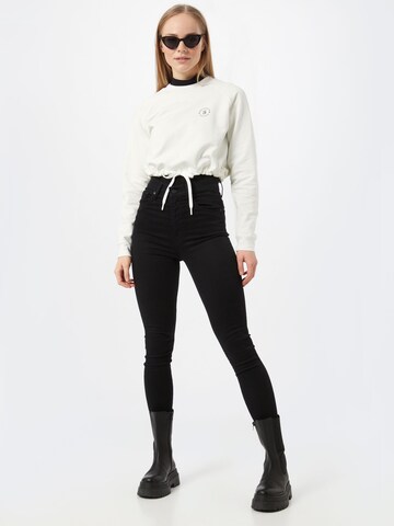 ABOUT YOU x GNTM Sweatshirt 'Xenia' in White